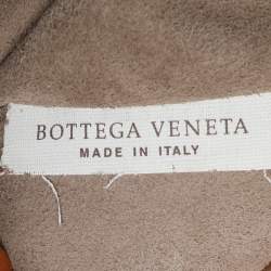 Pre Owned حقيبة كروس بوتيغا فينيتا جلد أنترشياتو تان بتفاصيل شراشيب