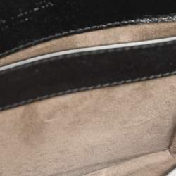 Pre Owned Bottega Veneta Brown/Black Karung Leather Montebello Shoulder Bag