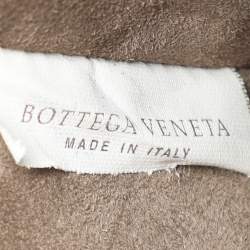 Pre Owned Bottega Veneta Brown/Black Karung Leather Montebello Shoulder Bag