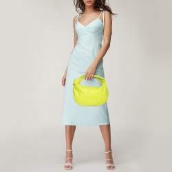 Bottega Veneta Kiwi Intrecciato Leather Teen Jodie Hobo
