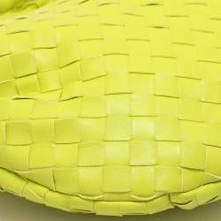 Bottega Veneta Kiwi Intrecciato Leather Teen Jodie Hobo