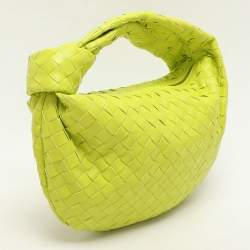 Bottega Veneta Kiwi Intrecciato Leather Teen Jodie Hobo