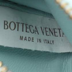 Bottega Veneta Blue Padded Intrecciato Leather Chain Cassette Shoulder Bag