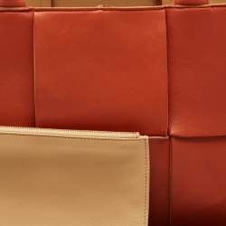 Bottega Veneta Brown Intreccio Leather Medium Arco Tote