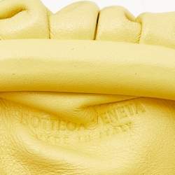 Bottega Veneta Yellow Leather Extra Mini The Pouch Bag