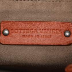 Pre Owned Bottega Veneta Multicolor Intrecciato Leather Floral Embroidered Shoulder Bag