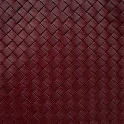 Bottega Veneta Red Leather and Mesh Clutch