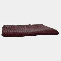 Bottega Veneta Red Leather and Mesh Clutch