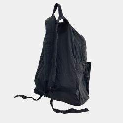 Bottega Veneta Black Fabric foldable backpack