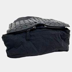 Bottega Veneta Black Fabric foldable backpack