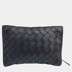 Bottega Veneta Black Fabric foldable backpack