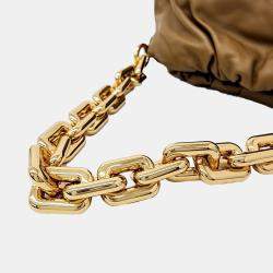 Bottega Veneta Brown Leather chain pouch