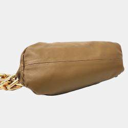 Bottega Veneta Brown Leather chain pouch