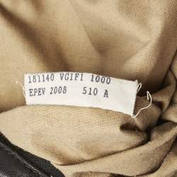 Pre Owned Bottega Veneta Black Intrecciato Leather Maxi Veneta Hobo 