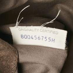 Pre Owned Bottega Veneta Blue Intrecciato Leather Small Campana Hobo