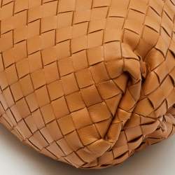 Bottega Veneta Brown Intrecciato Leather Pouch Clutch