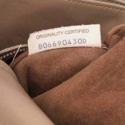Bottega Veneta Brown Small Nappa Intrecciato Roma Satchel