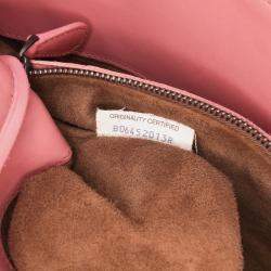 Bottega Veneta Pink Nappa Intrecciato Roma Satchel Small Bag
