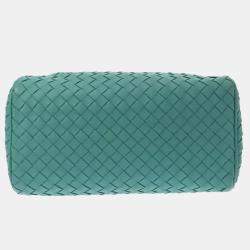 Bottega Veneta Blue Intrecciato Satchel