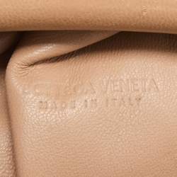 Bottega Veneta Beige Intrecciato Leather Mini The Pouch 