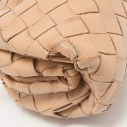 Bottega Veneta Beige Intrecciato Leather Mini The Pouch 