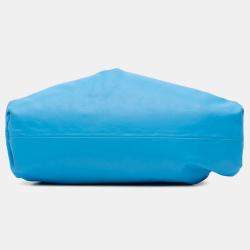 Bottega Veneta Blue Lambskin The Pouch