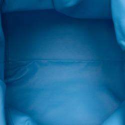 Bottega Veneta Blue Lambskin The Pouch