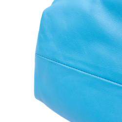 Bottega Veneta Blue Lambskin The Pouch