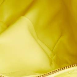 Pre Owned Bottega Veneta Yellow Intrecciato Leather Mini Jodie Hobo