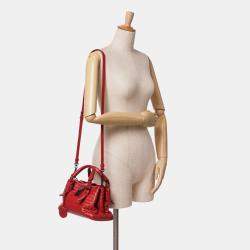 Bottega Veneta Red Small Intrecciato Roma