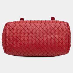 Bottega Veneta Red Small Intrecciato Roma