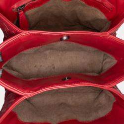 Bottega Veneta Red Small Intrecciato Roma