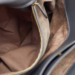 Bottega Veneta Grey Intrecciato Leather Medium Roma Tote