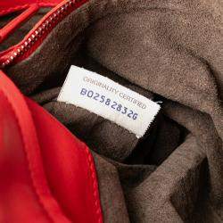 Bottega Veneta Red Small Intrecciato Roma