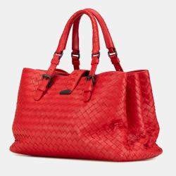 Bottega Veneta Red Small Intrecciato Roma
