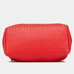 Bottega Veneta Red Small Intrecciato Roma
