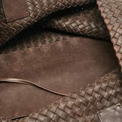 Bottega Veneta Cacao Intrecciato Leather Medium Cabat Tote 