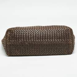 Bottega Veneta Cacao Intrecciato Leather Medium Cabat Tote 