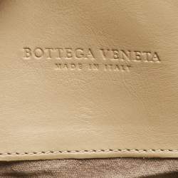 Bottega Veneta Beige Intrecciato Leather Medium Roma Tote