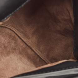 مملوكة مسبقًا Bottega Veneta Black Intrecciato Leather Flap Chain Crossbody Bag