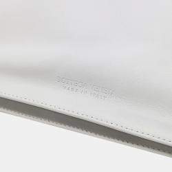 Bottega Veneta White Leather BV Twist bag