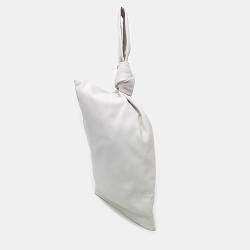 Bottega Veneta White Leather BV Twist bag