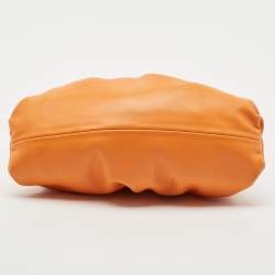 Bottega Veneta Orange Leather Mini The Pouch Bag