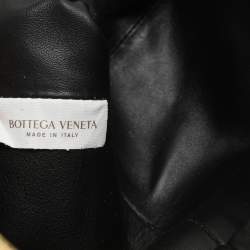Bottega Veneta Metallic Gold Bark Leather Mini The Pouch Bag