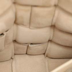 Bottega Veneta Beige Padded Suede Cassette Shoulder Bag