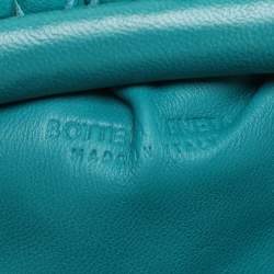 Bottega Veneta Green Intrecciato Leather Mini The Pouch 