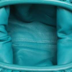 Bottega Veneta Green Intrecciato Leather Mini The Pouch 