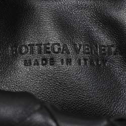 Pre Owned Bottega Veneta Black Intrecciato Leather Mini Jodie Hobo