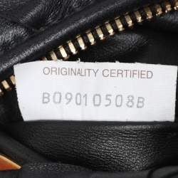 Pre Owned Bottega Veneta Black Intrecciato Leather Mini Jodie Hobo
