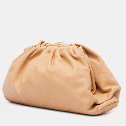 Bottega Veneta Brown Lambskin The Pouch